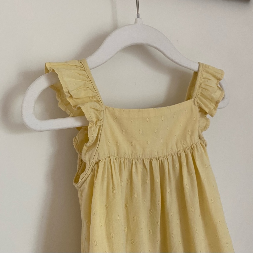 Yellow Ruffle Baby Dress - Picture 3 of 7